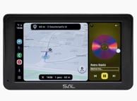 SAL Multimedijalni centar za automobil 7" CARPLAY7, IPS LCD, Android Auto